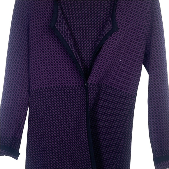 Pendleton XS Purple & Black Single Button Cardigan - Picture 3 of 9